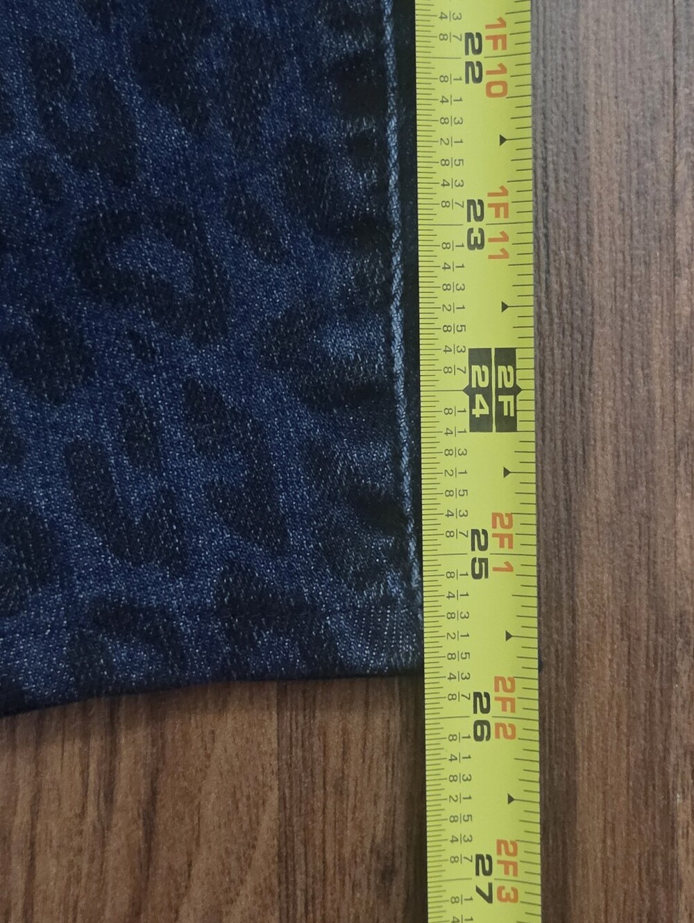 Judy Blue Dark Blue Leopard Print Women's Jeans - Picture 5 of 5